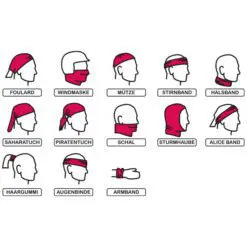 Multifunktionstuch Bandana wetraveltheworld