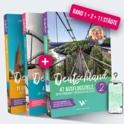 Deutschland – 47 Ausflugsziele Band 1 + Band 2 + 11 Städte [Vorteilspaket]