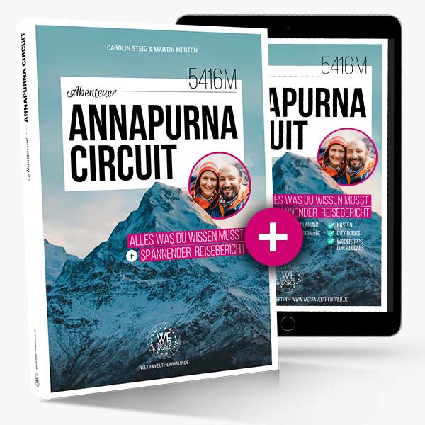 Annapurna Circuit Reiseführer Taschenbuch + E-Book