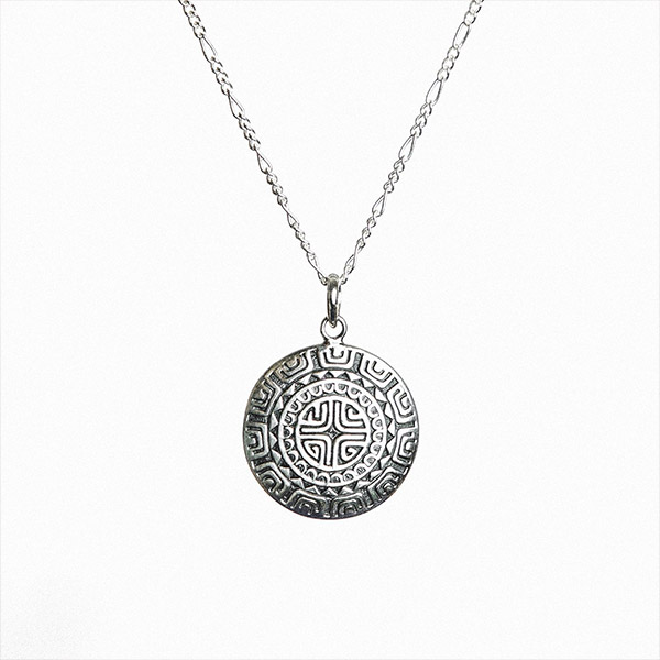 Marquesas Silberkette mit Amulett