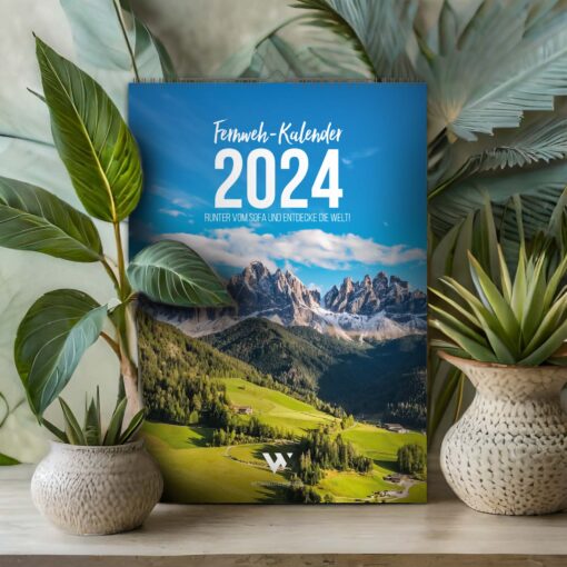 Fernweh-Kalender 2024 we travel the world